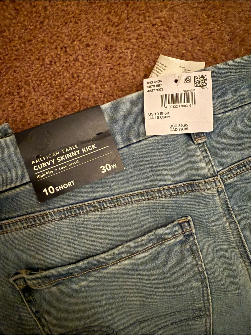 American Eagle Outfitters curvy skinny kick jeans - Picture 4 of 4